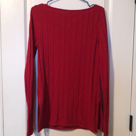 NWT Anthropologie Ribbed Side Slit Tunic - M - Picture 6 of 11